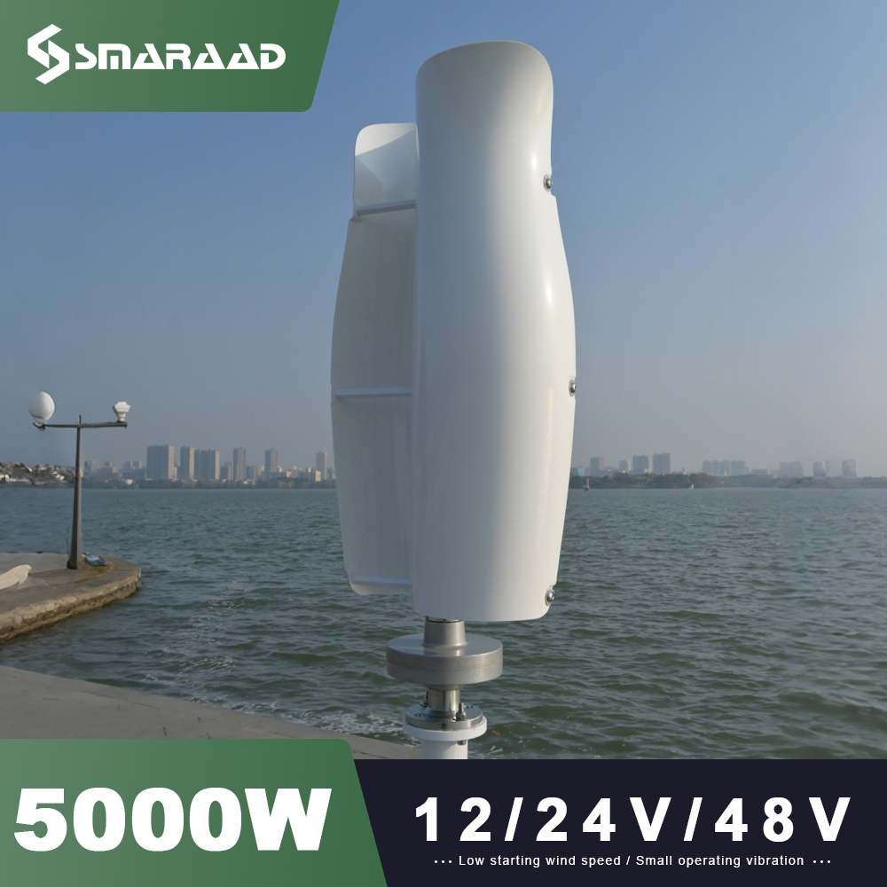 Urban Farming Vertical - 5000W bloem verticale windturbine met magnetische